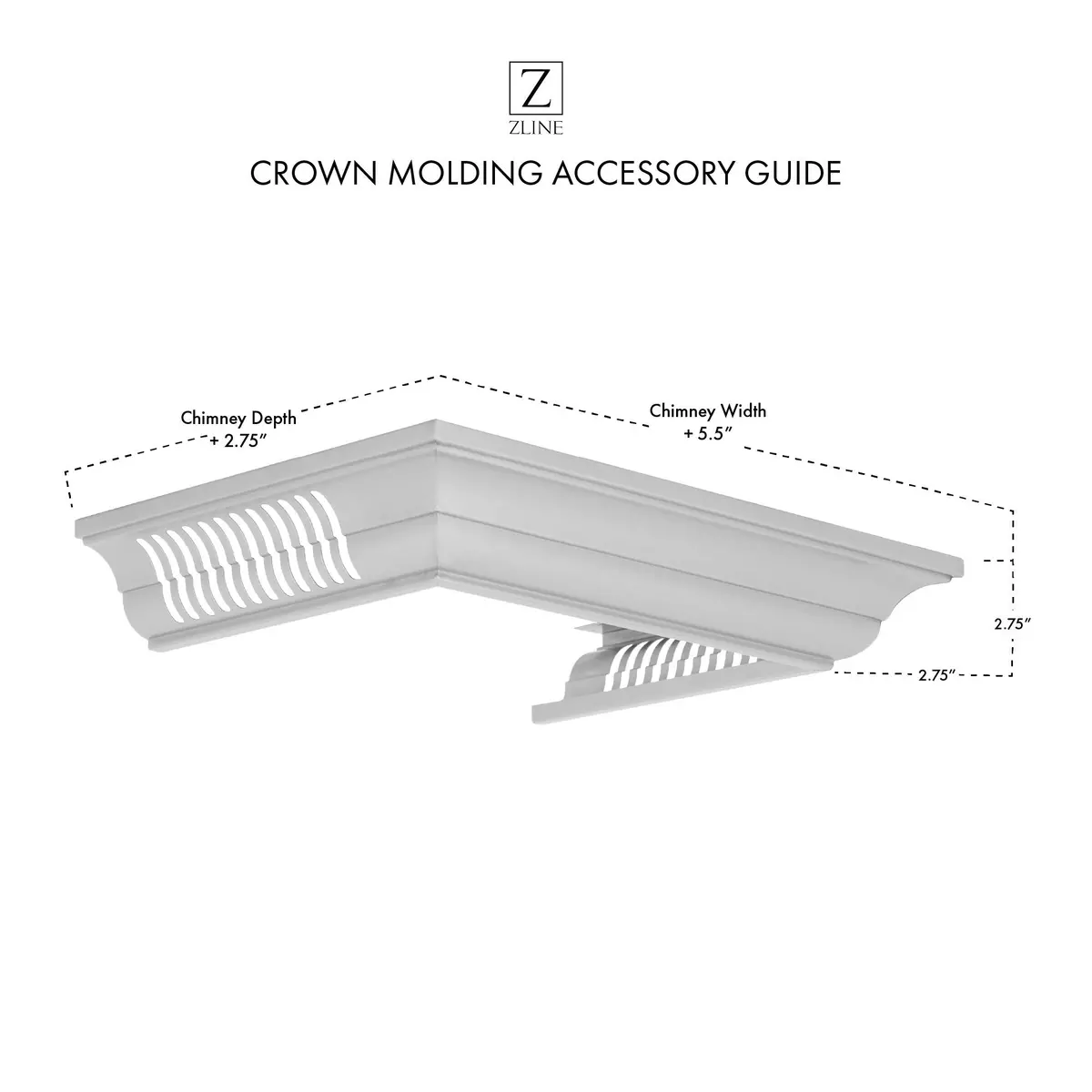 Z-Line Range Hood Accessories Model Cm6-Bt-Kf1/Kf2 1