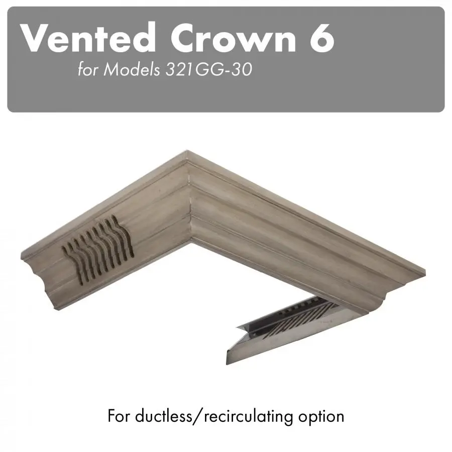 Z-Line Range Hood Accessories Model Cm6v-300G 1
