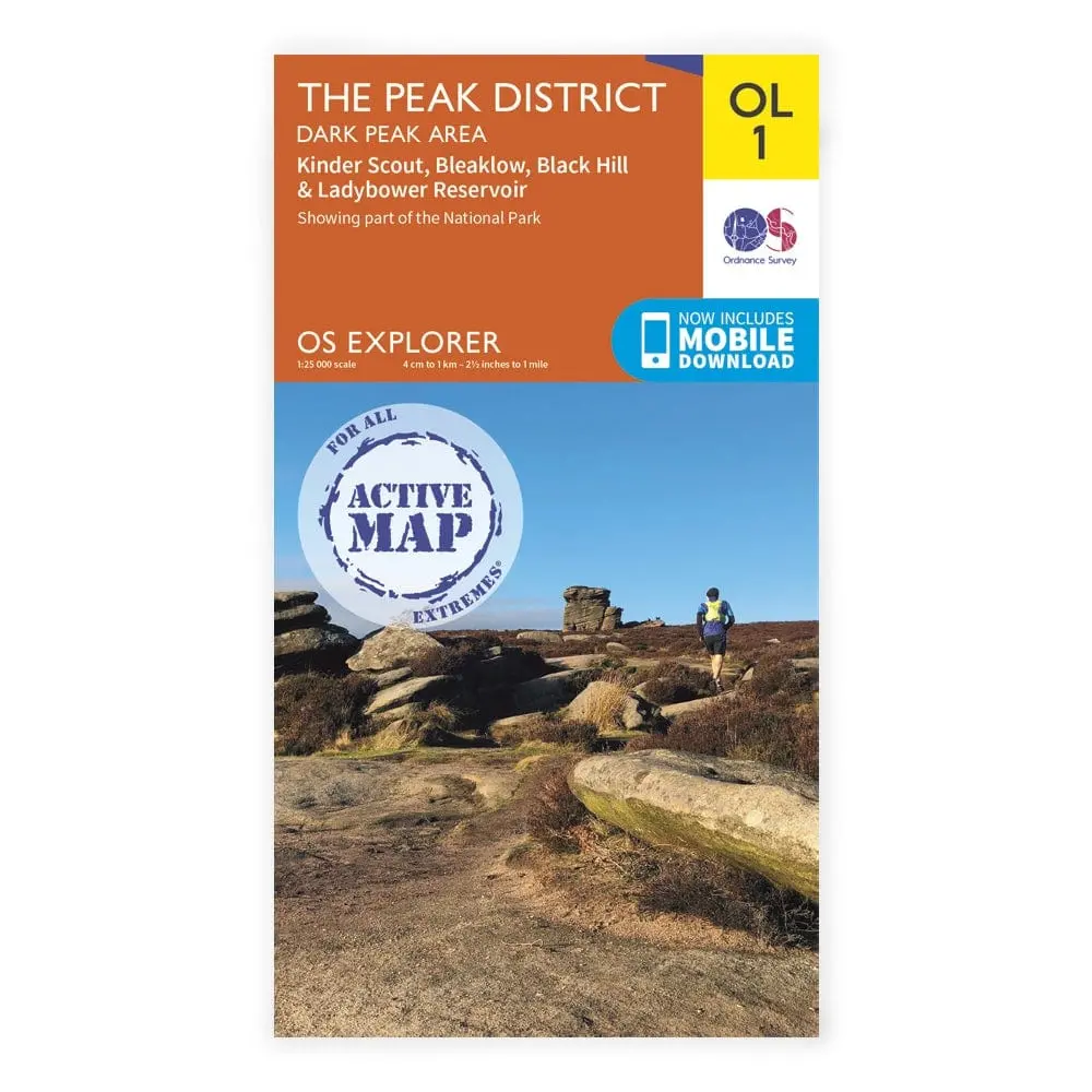 Os Explorer Laminated / Dark Peak 1