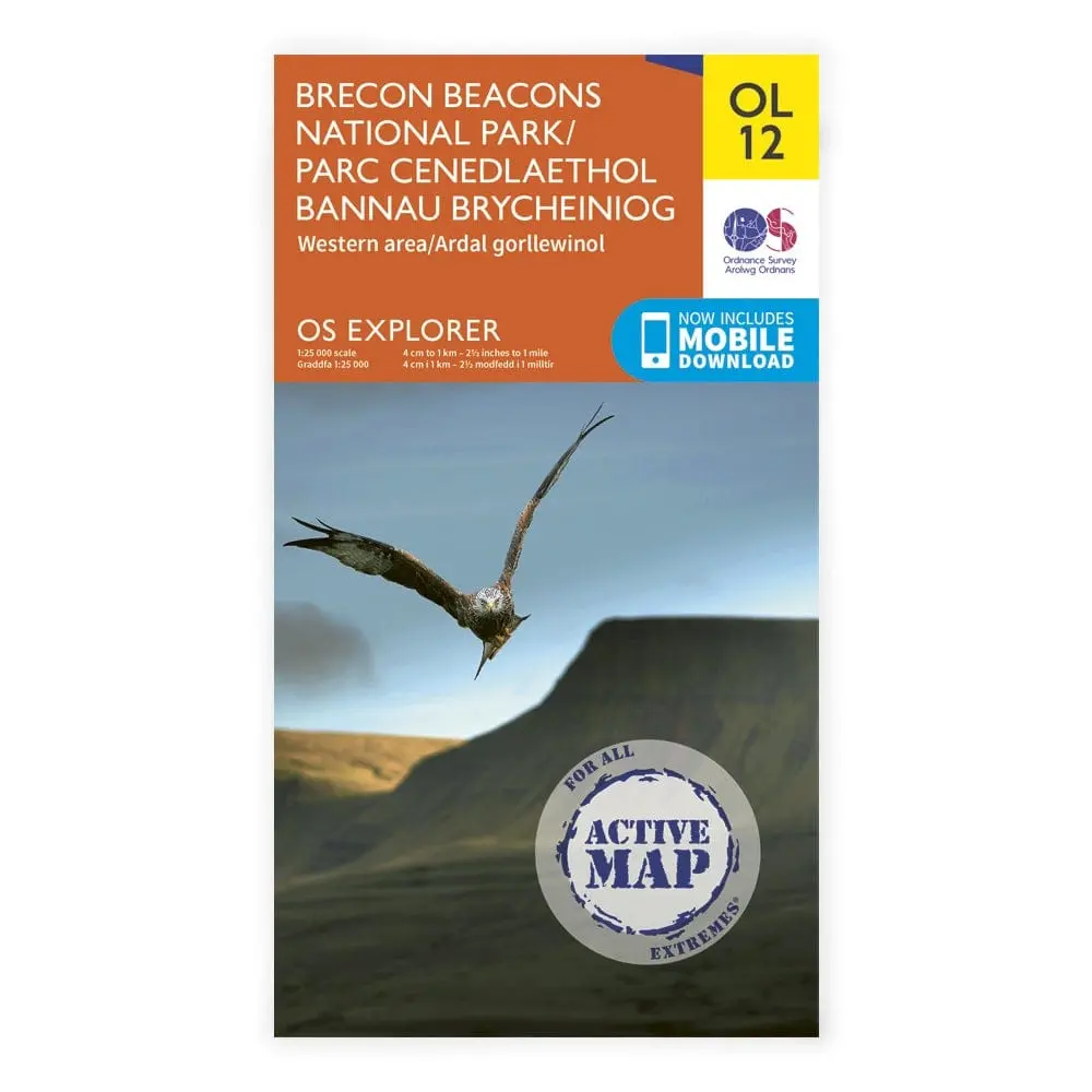 Os Explorer Laminated / Brecon Beacons W & C 1