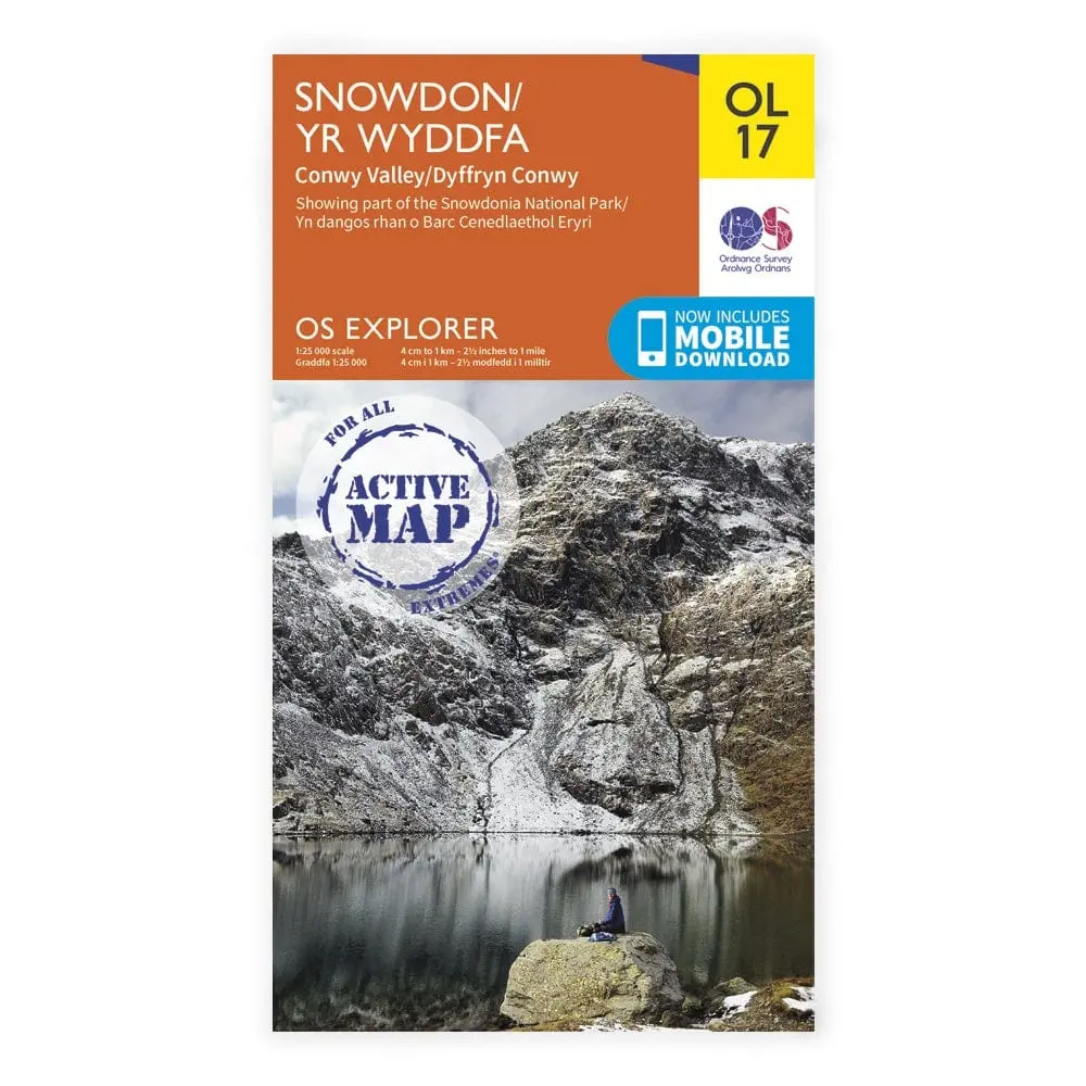 Os Explorer Laminated / Snowdonia Snowdon 1