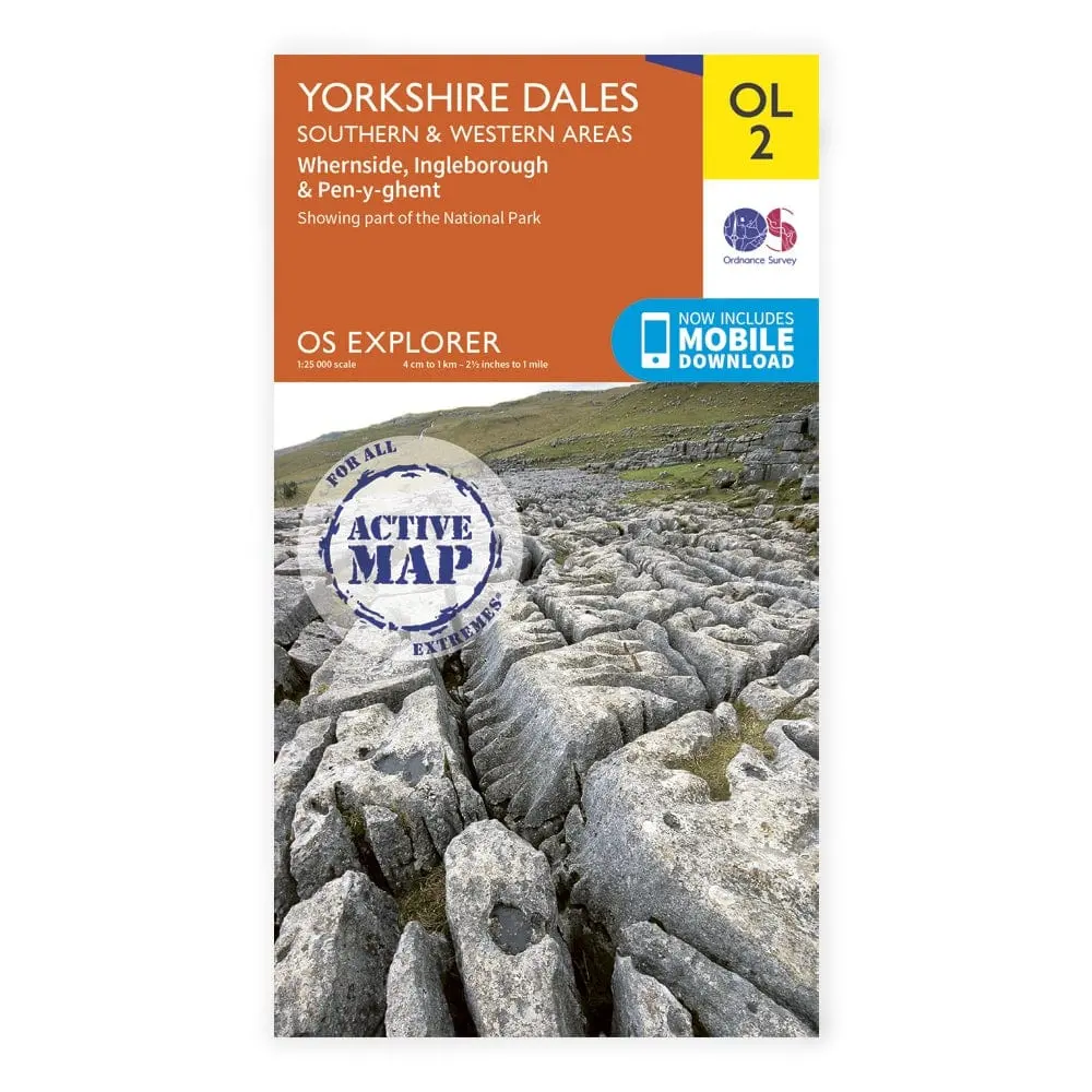 Os Explorer Laminated / Yorkshire Dales South & West 1