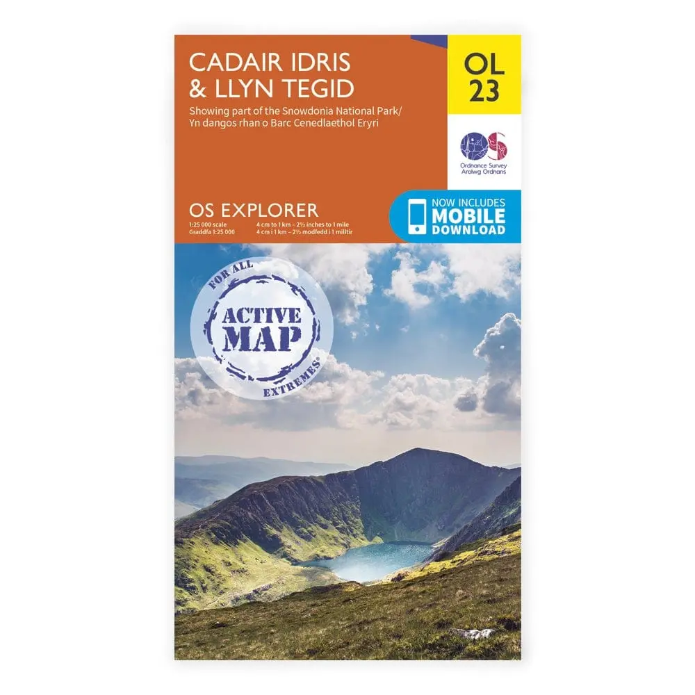 Os Explorer Laminated / Snowdonia Cadair Idris 1
