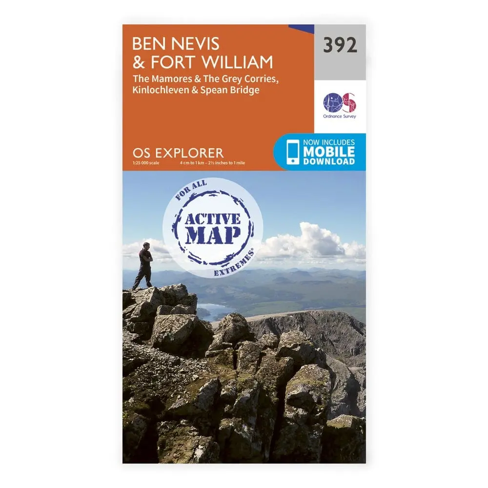 Os Explorer Laminated / Ben Nevis 1