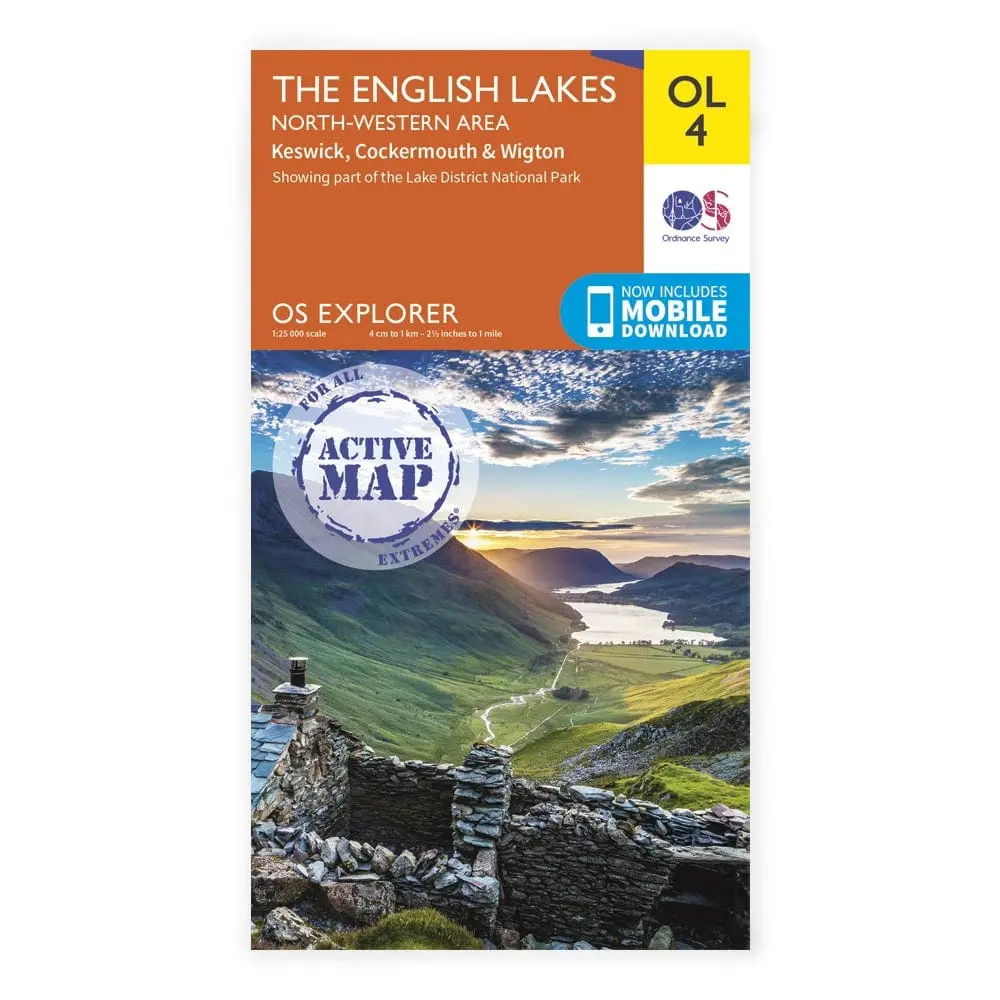 Os Explorer Laminated / English Lakes Nw 1