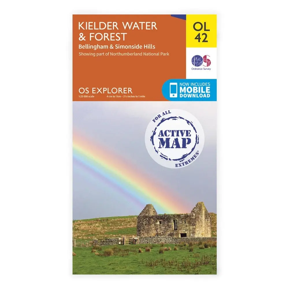 Os Explorer Laminated / Kielder Water 1