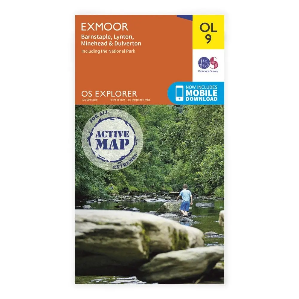 Os Explorer Laminated / Exmoor 1