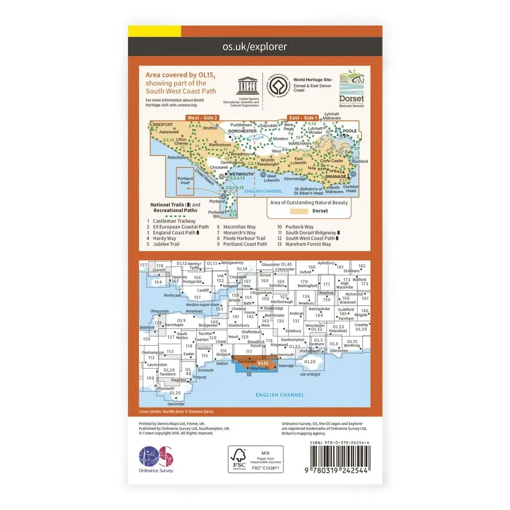 Os Explorer / Purbeck & South Dorset 2