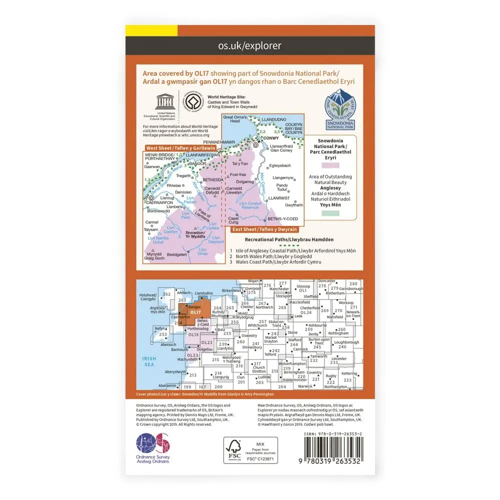 Os Explorer / Snowdonia Snowdon 2