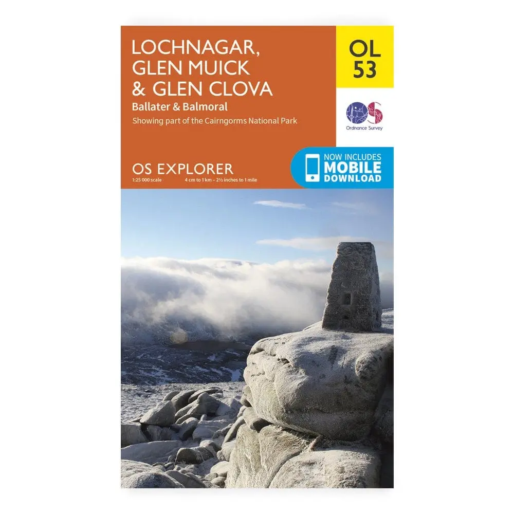 Os Explorer / Lochnagar, Glen Muick & Clova 1