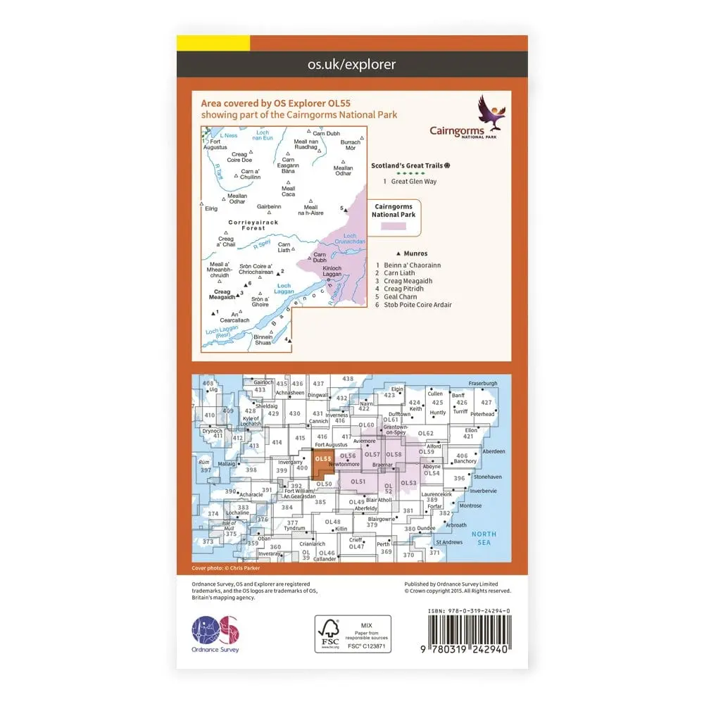 Os Explorer / Loch Lagan & Creag Meagaidh 2
