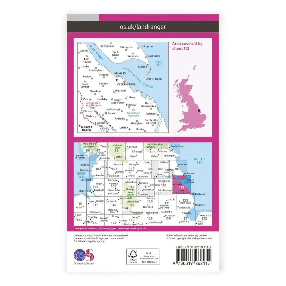 Os Landranger / Grimsby, Louth, Market Rasen 2