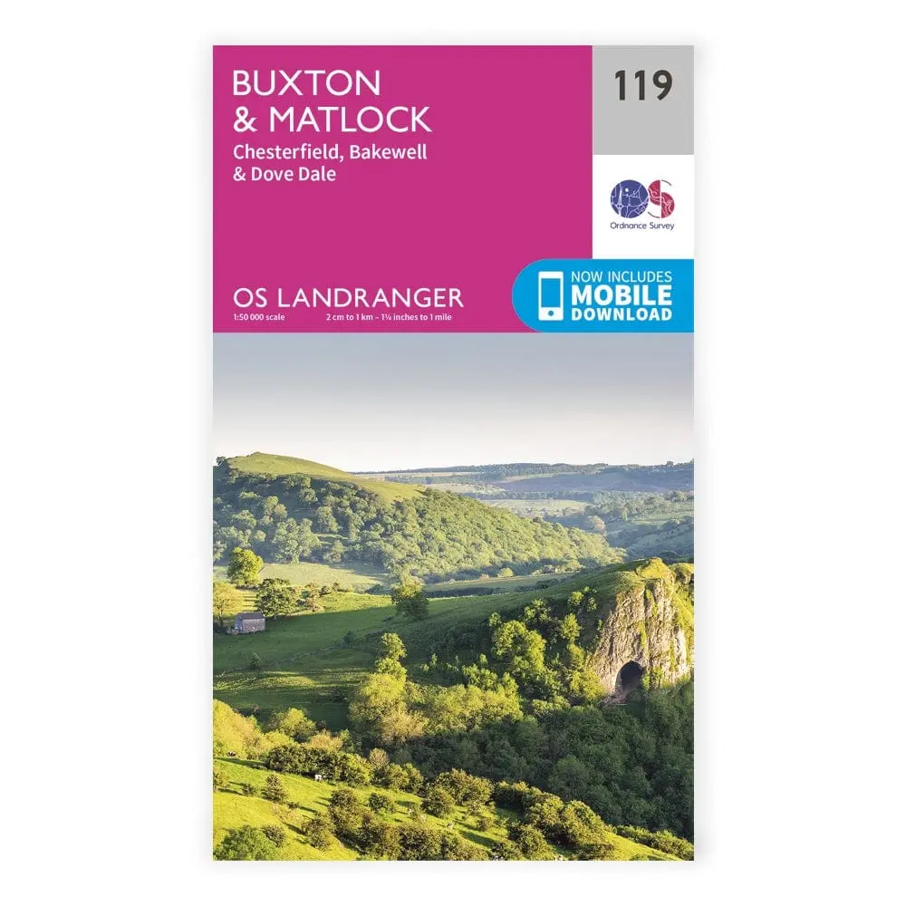 Os Landranger / Buxton, Matlock & Dovedale 1