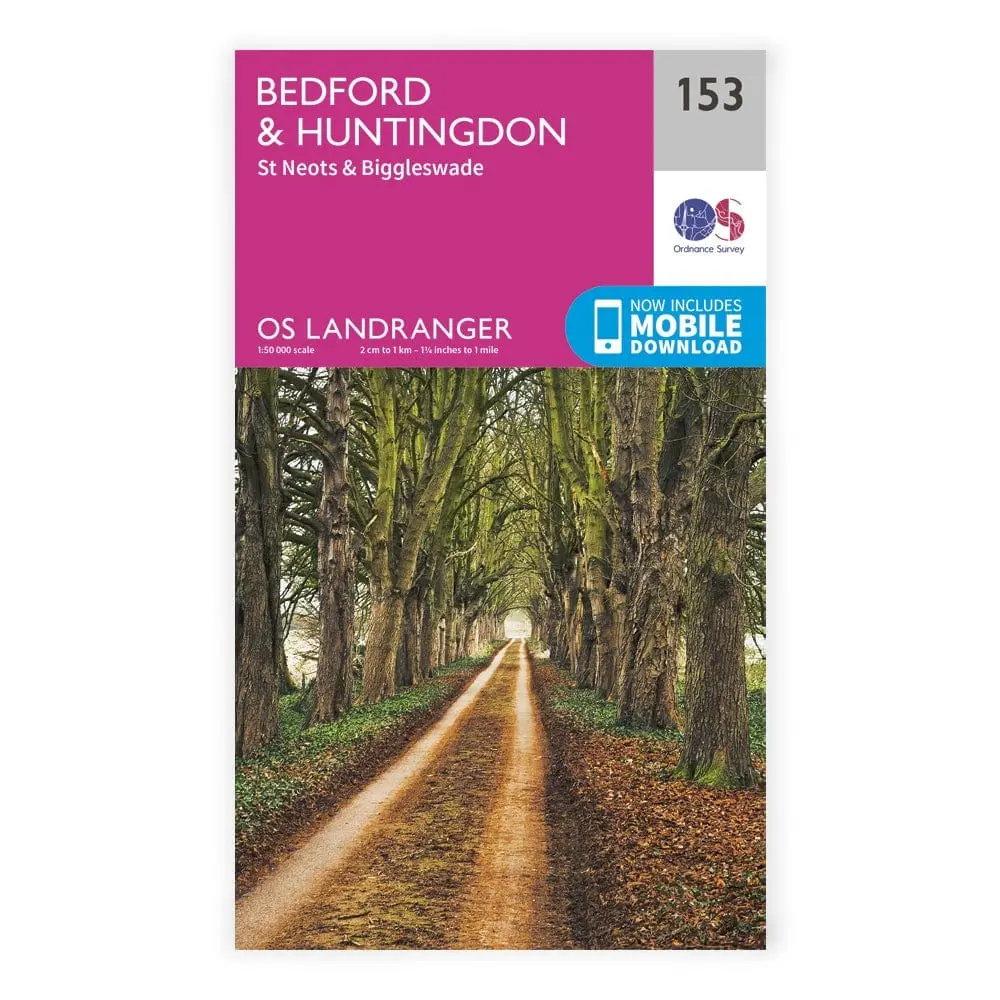 Os Landranger / Bedford & Huntingdon 1