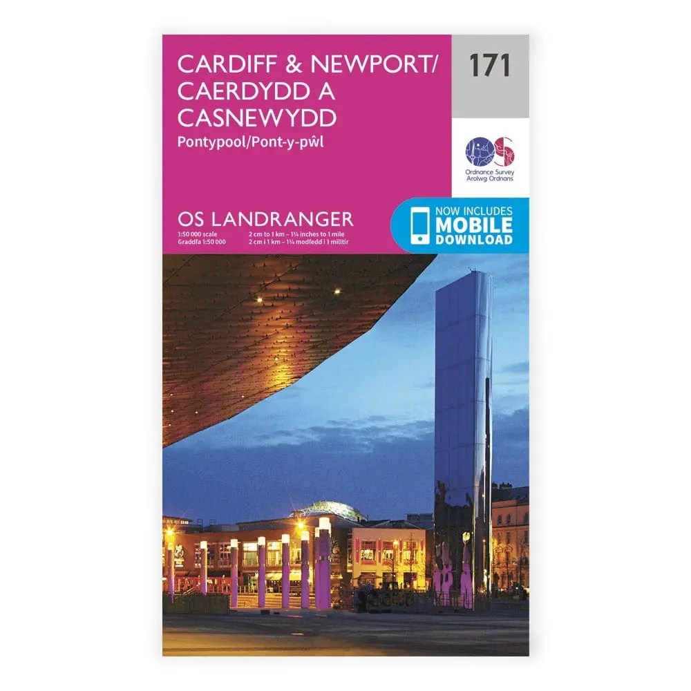 Os Landranger / Cardiff & Newport 1