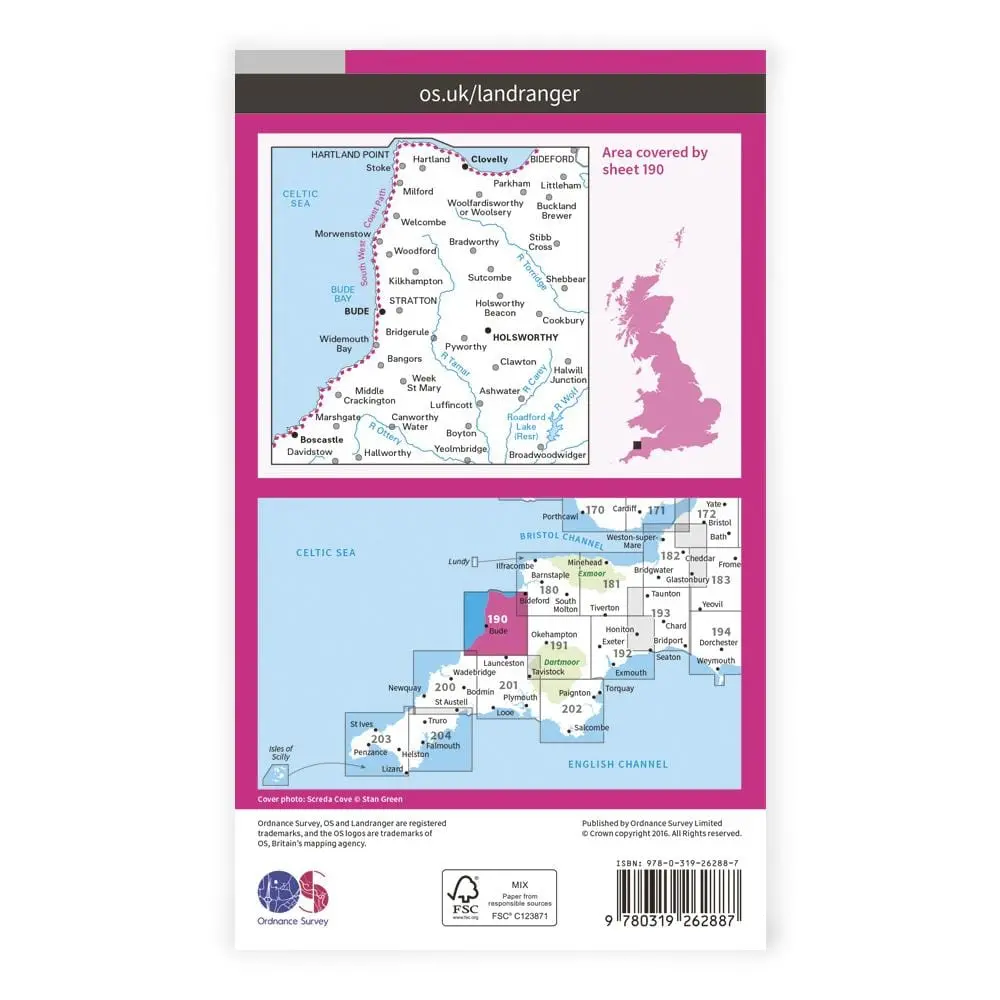 Os Landranger / Bude & Clovelly 2