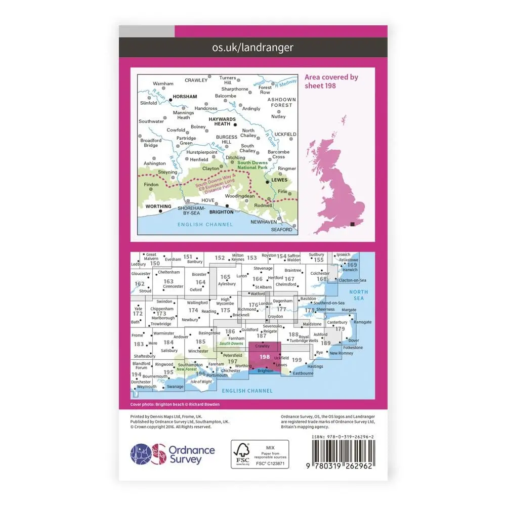 Os Landranger / Brighton & Downs 2