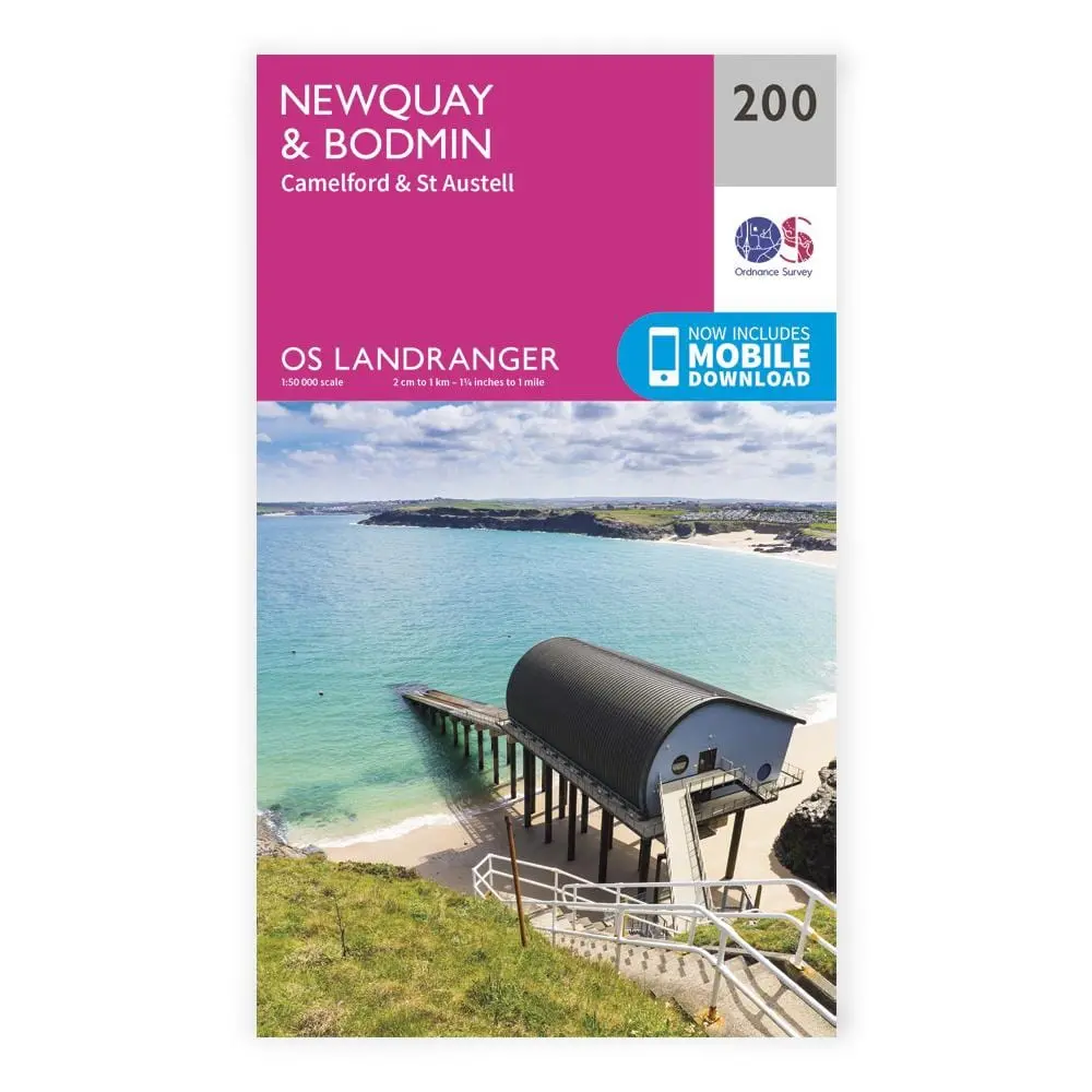 Os Landranger / Newquay, Bodmin, Camelford 1