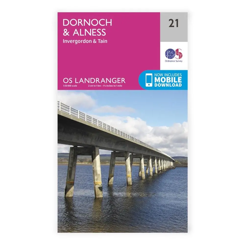 Os Landranger / Dornoch,Alness,Invergordon Area 1