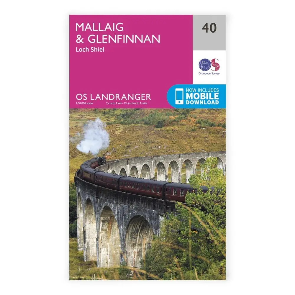 Os Landranger / Mallaig,Glenfinnan,Loch Shiel 1