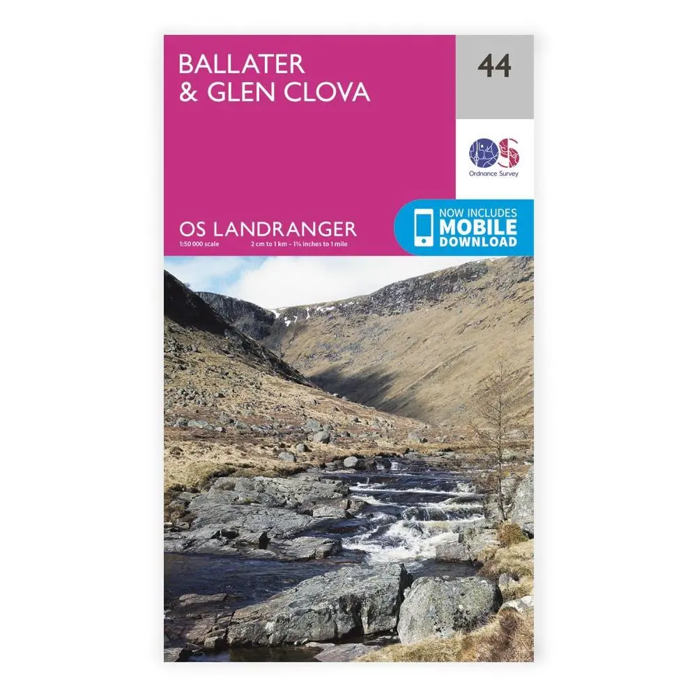 Os Landranger / Ballater, Glen Clova 1