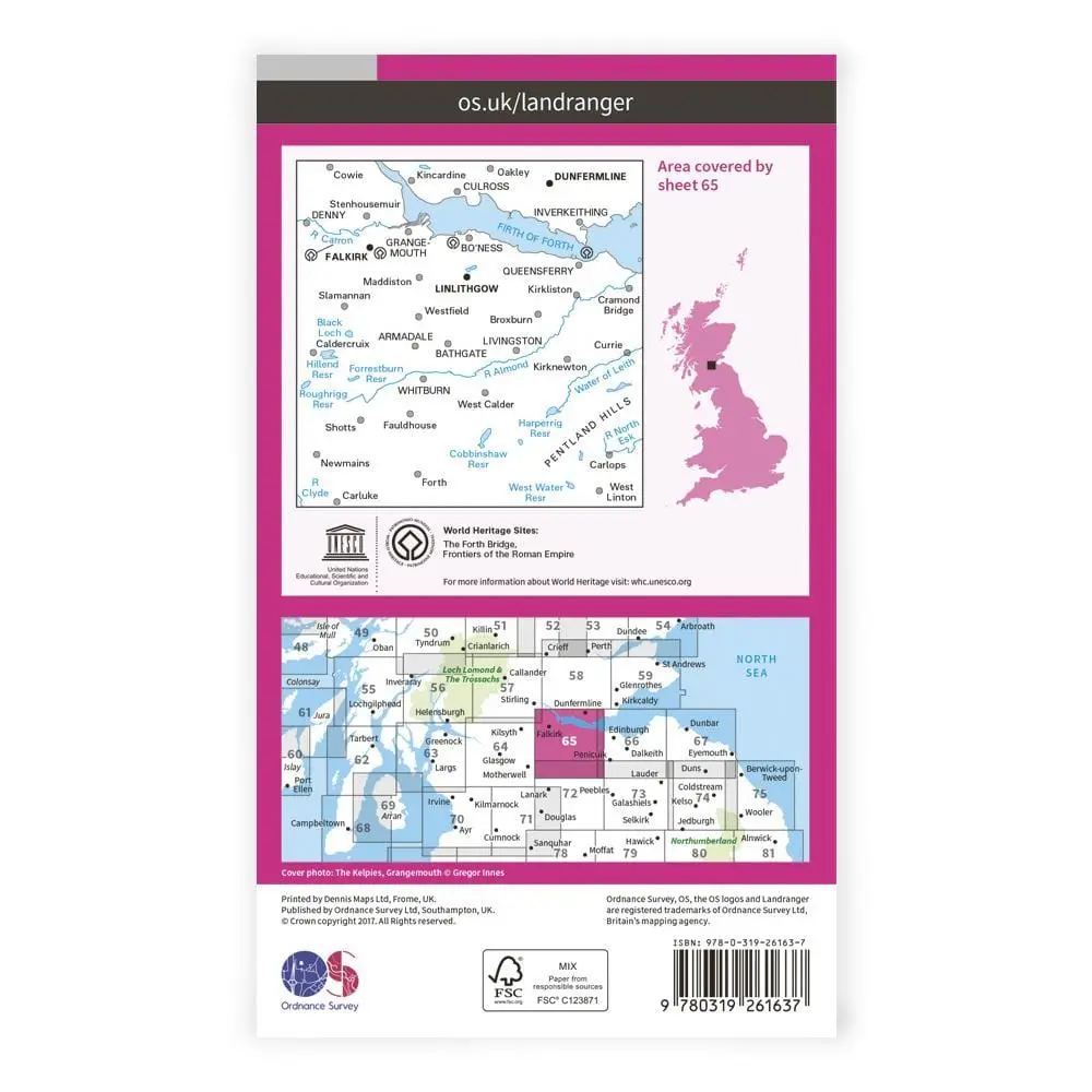 Os Landranger / Falkirk, Linlithgow, Dunfermline 2