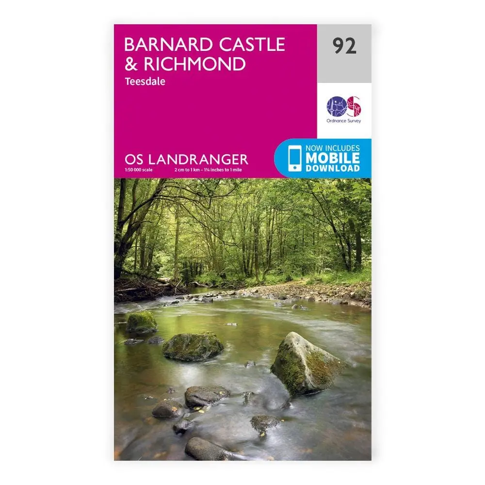 Os Landranger / Barnard Castle & Richmond 1