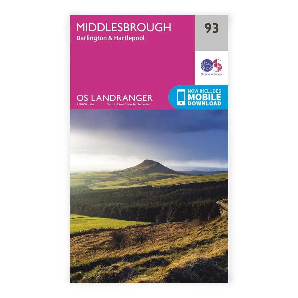 Os Landranger / Middlesbrough & Darlington 1