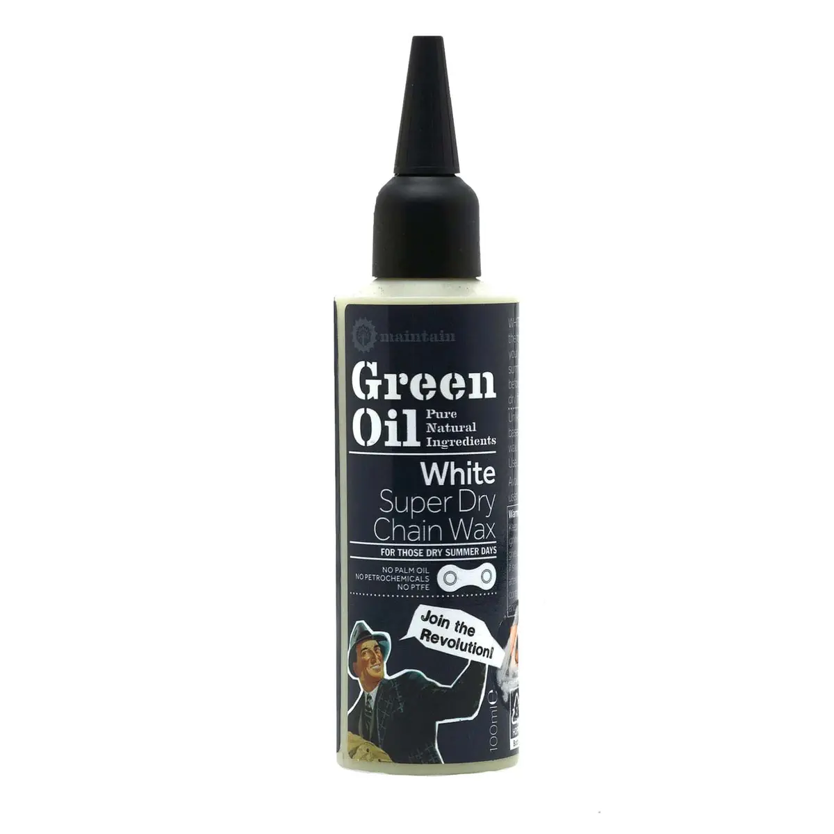 Green Oil White Super Dry Chain Wax - 100Ml 1