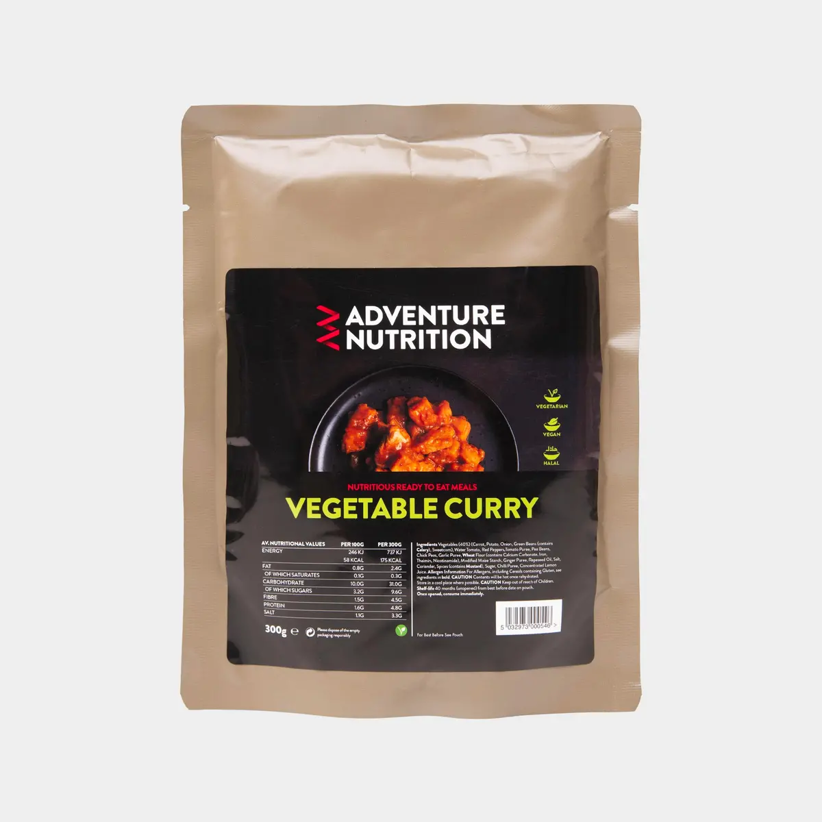 Adventure Nutrition RTE Wet Meals – Vegetarian Main Courses