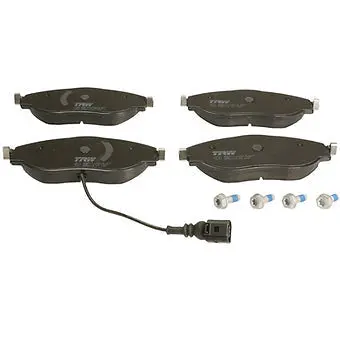 Trw Front Brake Pads Audi A3, S3, Volkswagen Golf, Tiguan, Arteon, And Passat Models (Gdb2114) 1