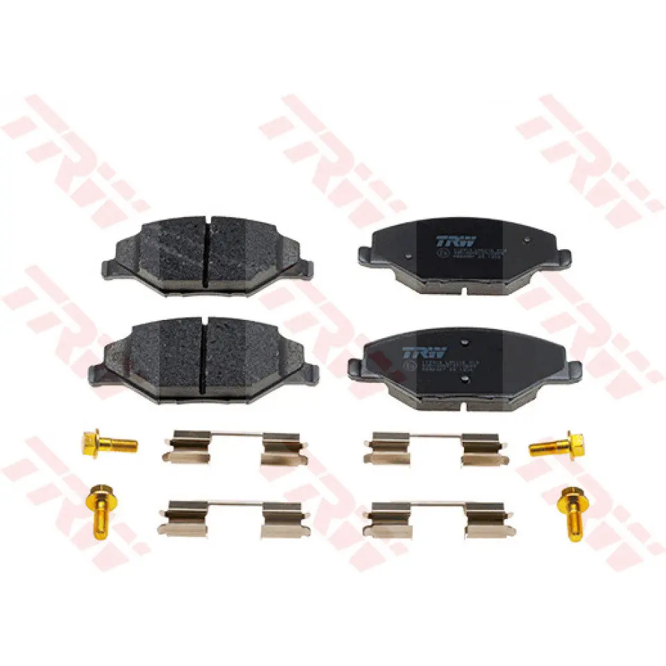 Trw Front Brake Pads Gdb2027 For Vw Polo V Saloon 1