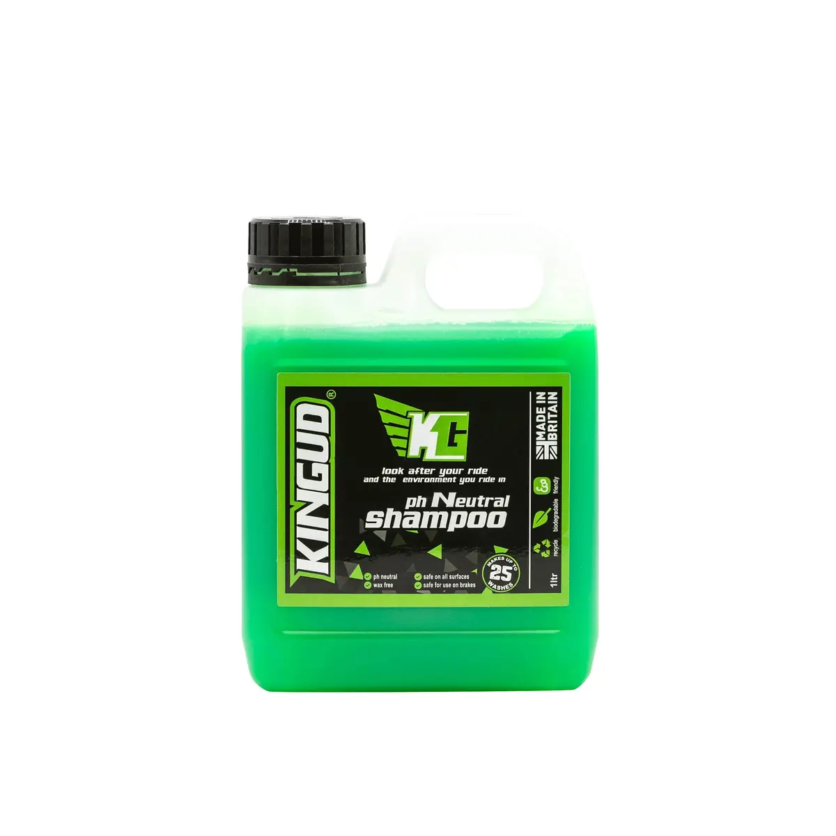 Kingud Ph Neutral Waxless Bike Shampoo / 1 Litre 1