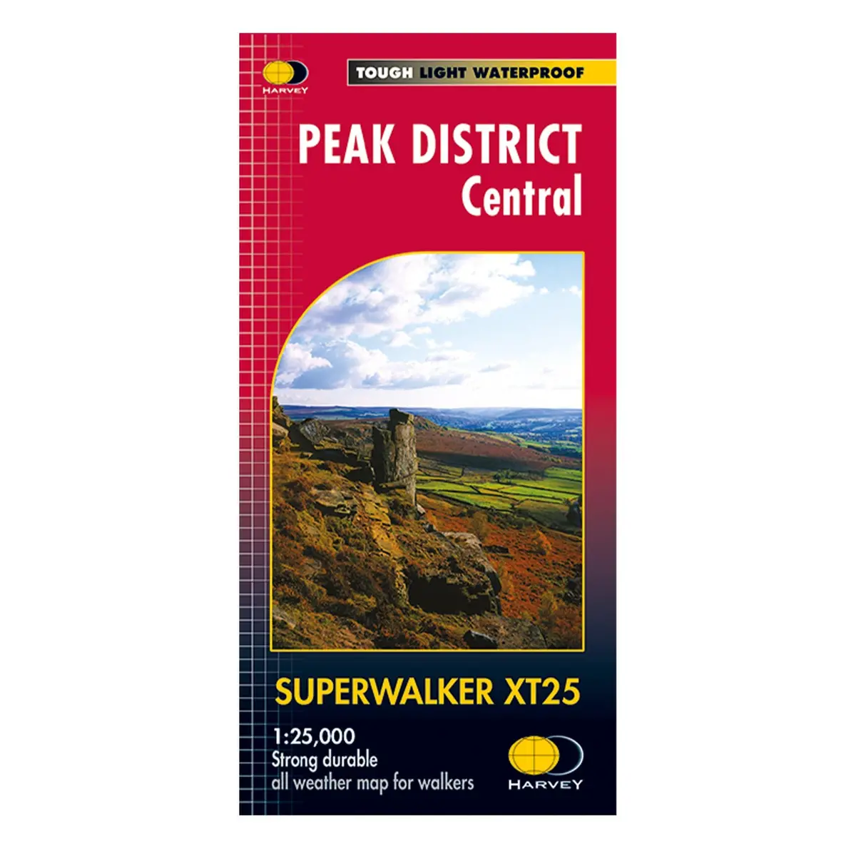 Harvey Superwalker: Peak District Central Xt25 1